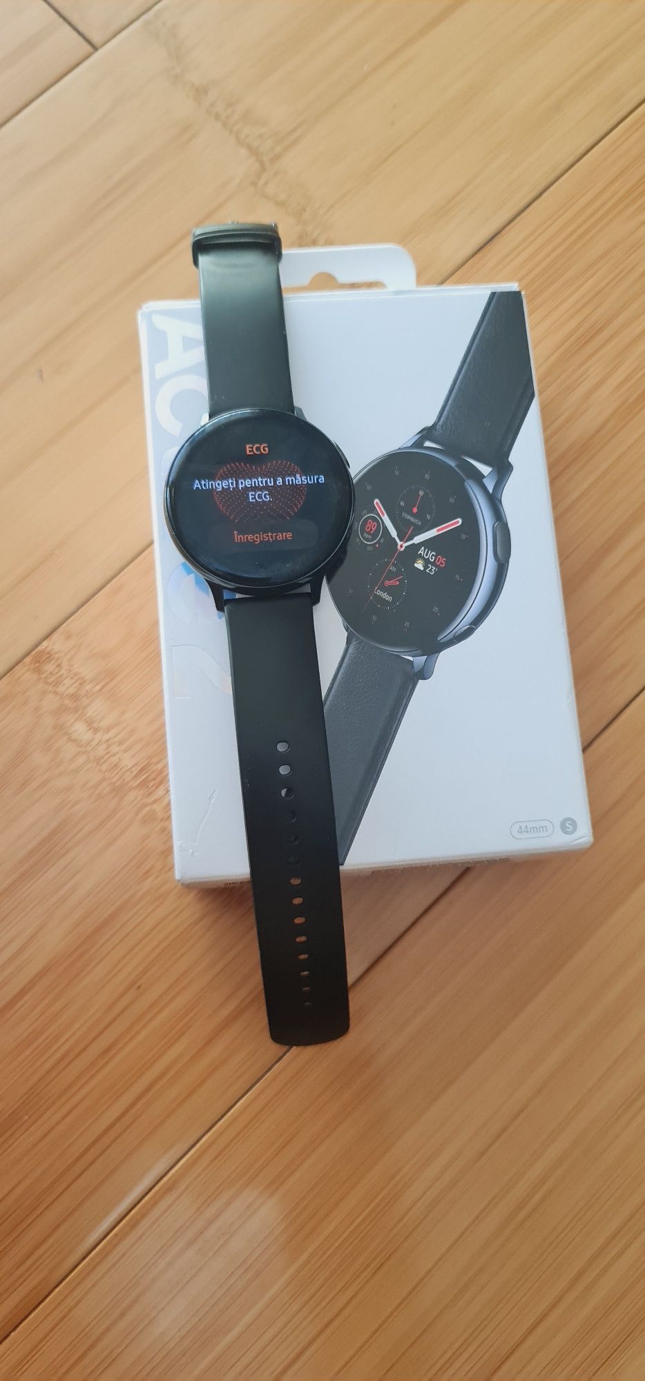 Ceas Smartwatch Samsung Galaxy Watch Active 2, 44 mm, Stainless steel