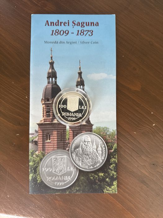 MONEDA BNR Andrei Saguna 100 lei 1998