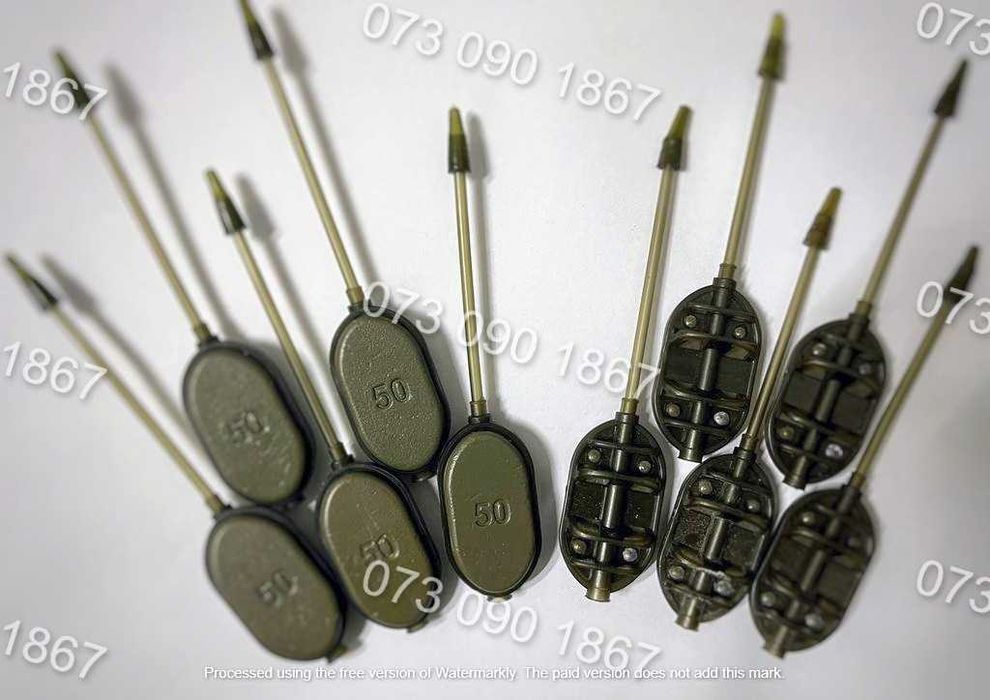 Momitoare Method feeder cu tija 30, 40, 50, 50, 60, 70gr