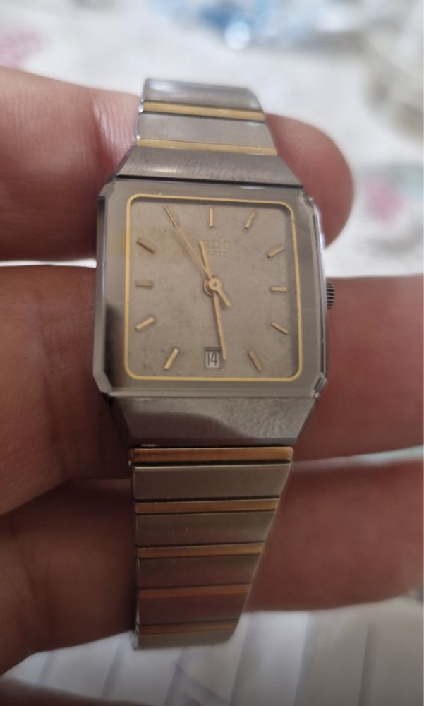 Ceas rado swis diastar  original aur si otel