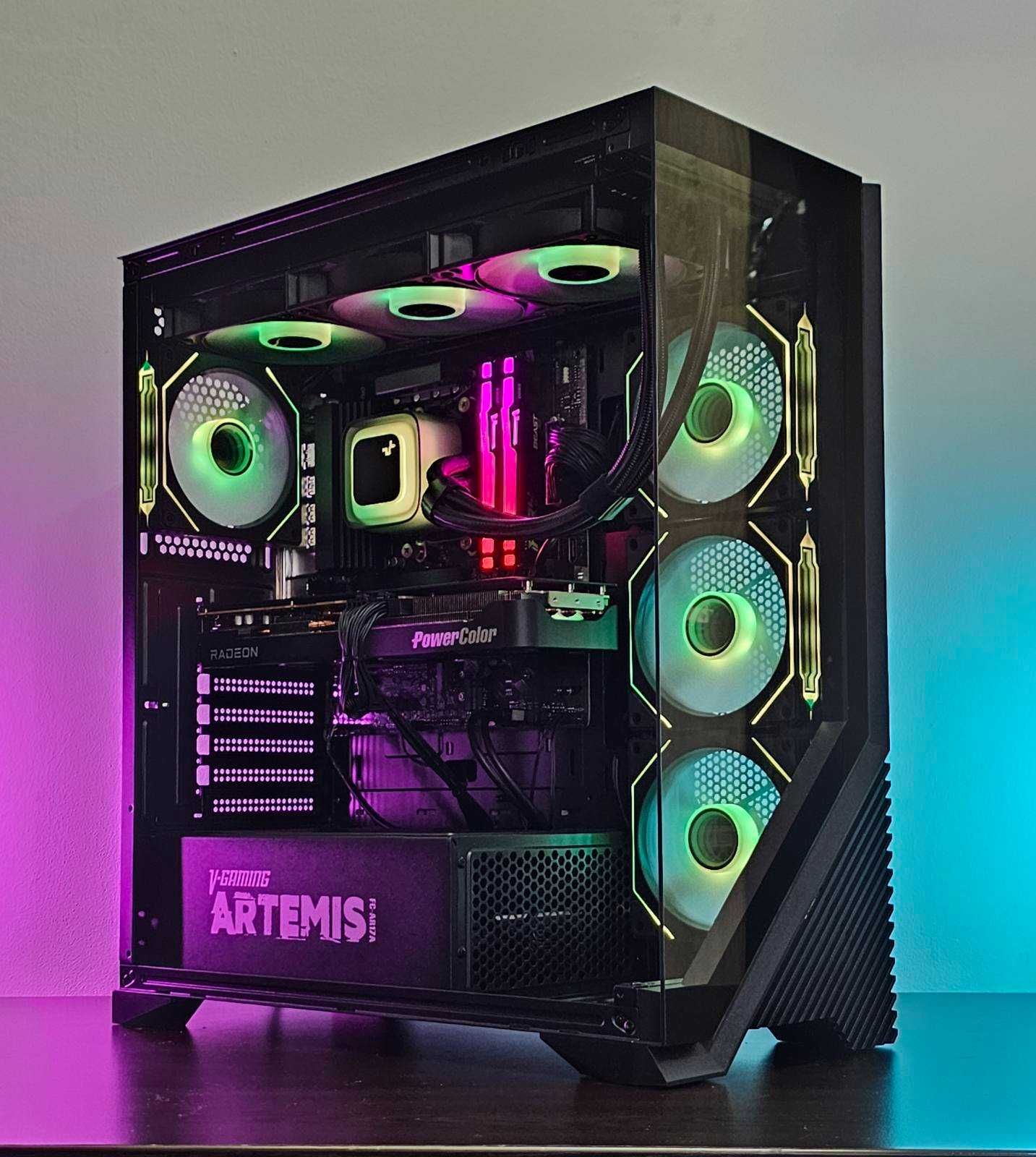 RX 9070XT 16GB/Ryzen 7-7800X3D/RAM 32GB/SSD 1TB/Чисто Нов+Гаранция!