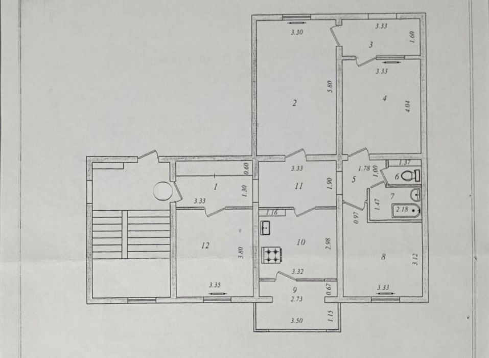 Algoritm 4 xona 3 etaj