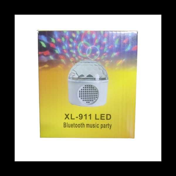 Преносима LED нощна диско лампа с Bluetooth колонка XL-911