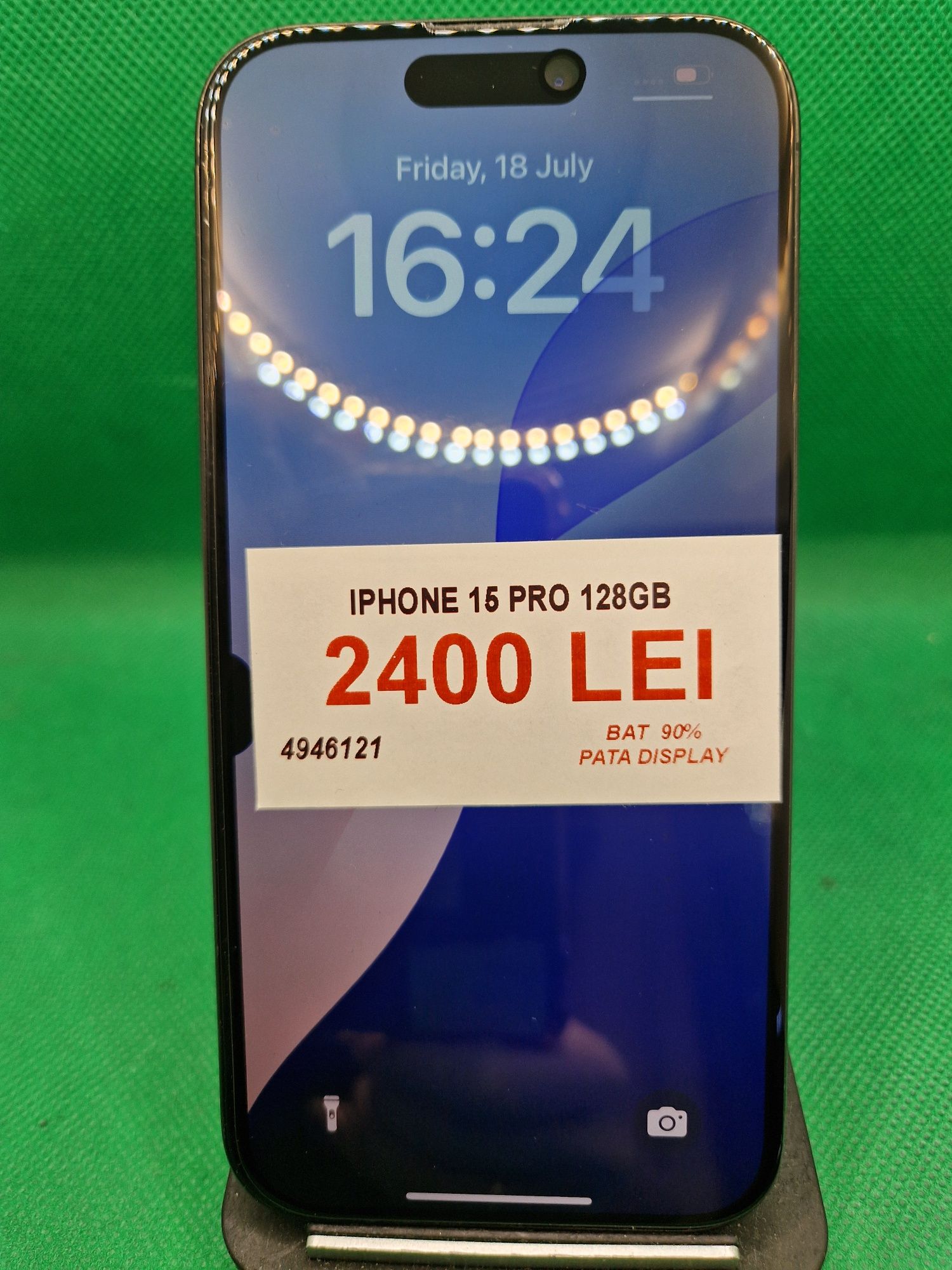IPHONE 15 PRO 256GB BATERIE 90% •Amanet Lazar Crangasi •49461