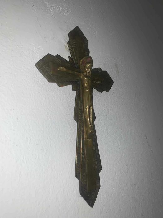 Cruce din bronz masiv