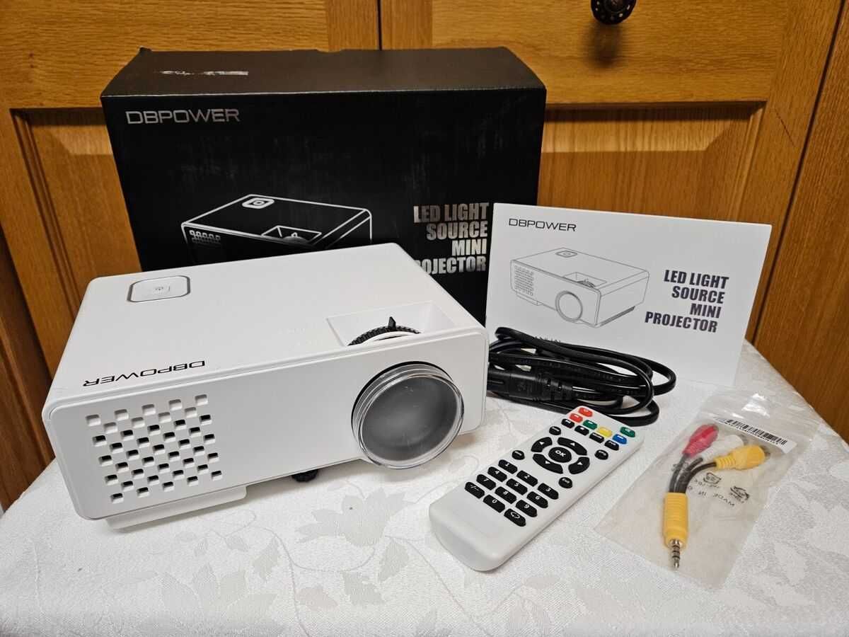 Проектор DBPOWER RD810 до 176" дисплей, 1080P HD проектор