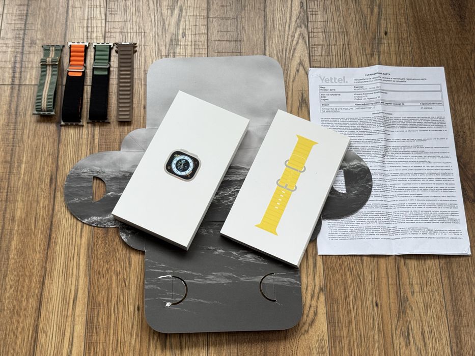 Apple Watch Ultra Titanium 49mm + Cellular Гаранция