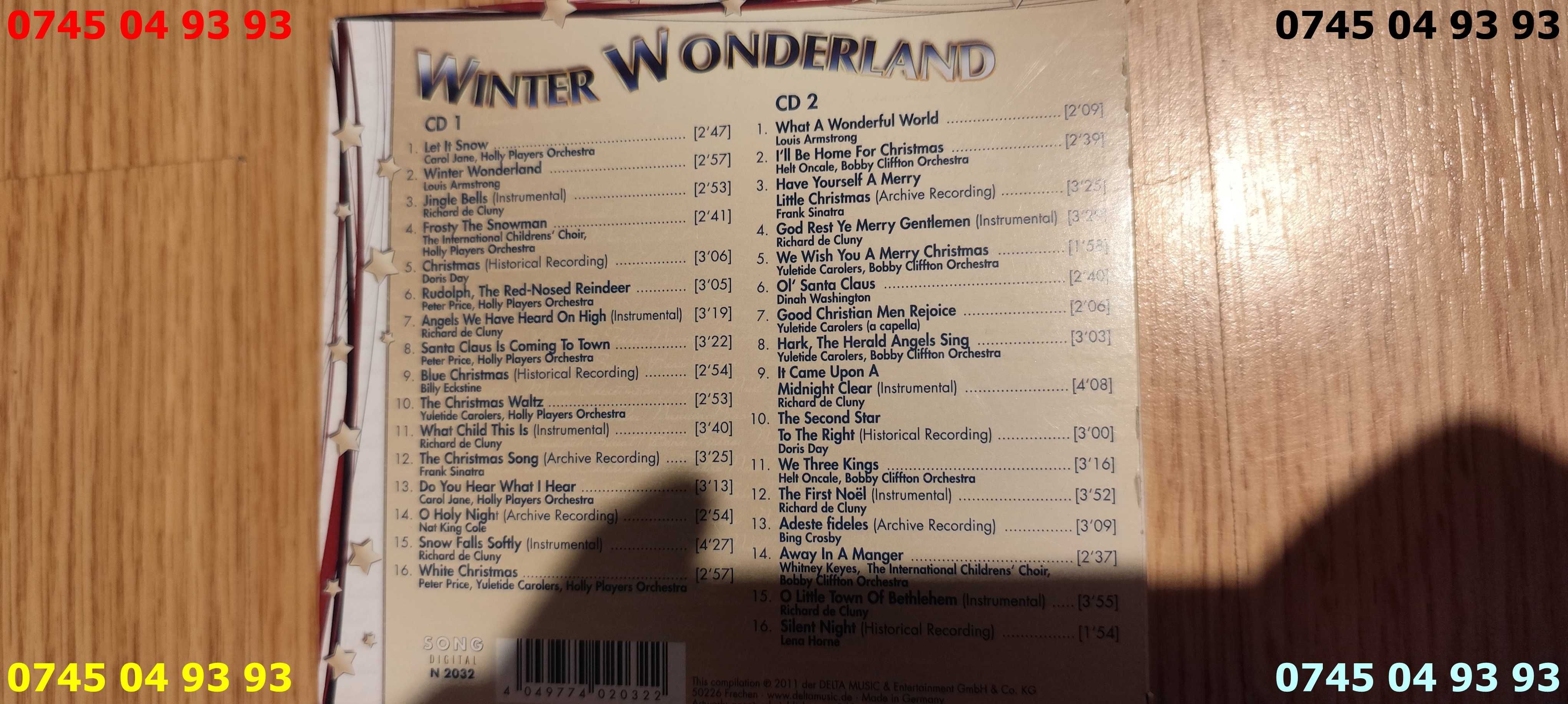 muzica cantece Winter Wonderland 2CD originale