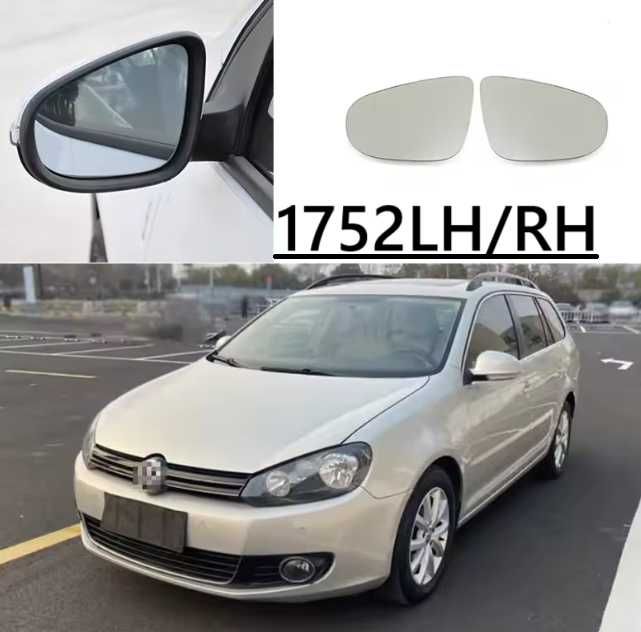 Стъкло огледало Golf 6 MK6 Touran Passat 6 Bora VW Caddy с подгрев