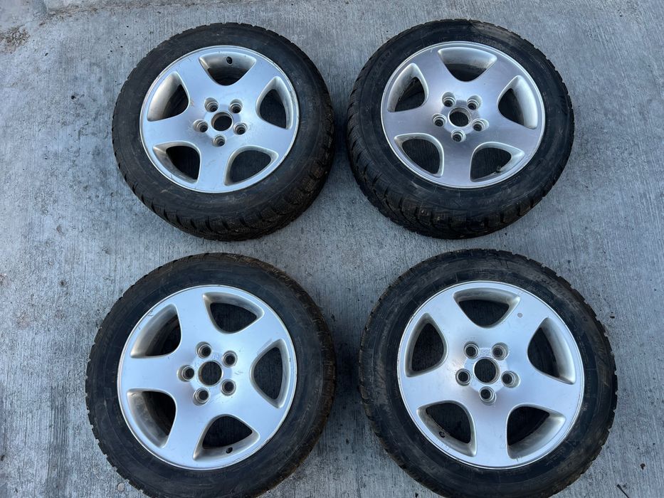 Продавам Зимни джанти с гуми 
5/112  205/55 R16