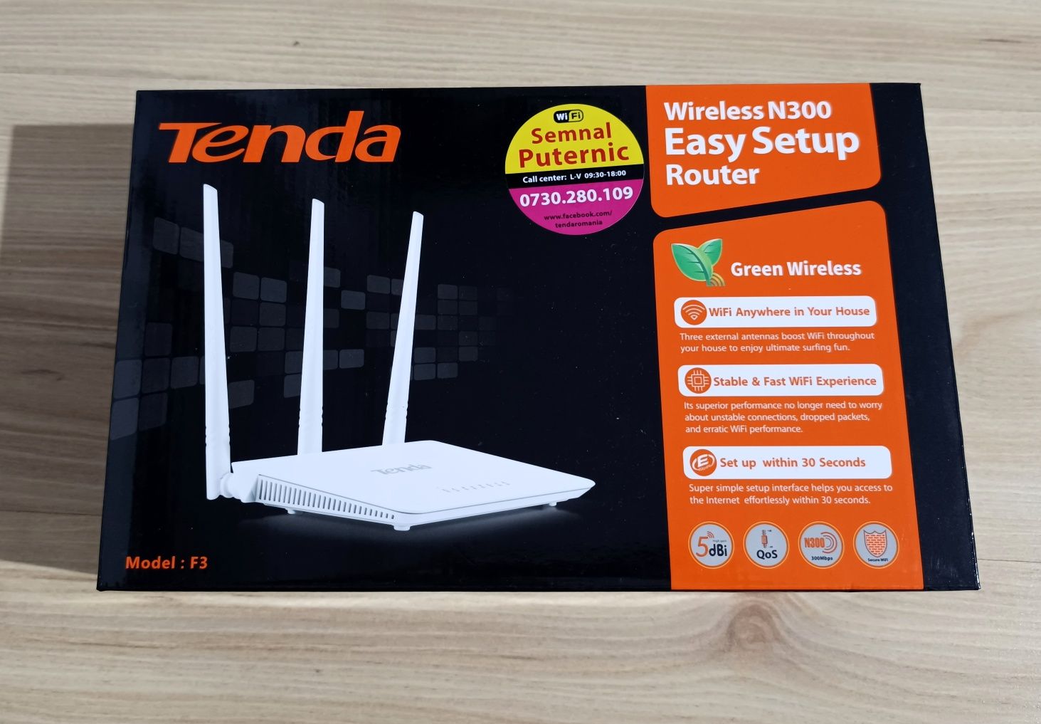 Router wireless Tenda F3