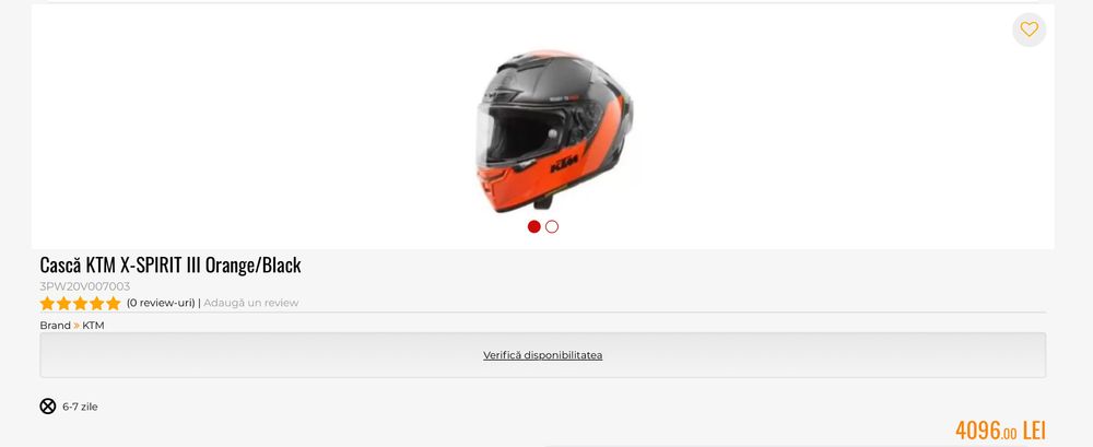 Casca SHOEI X Spirit 3 KTM