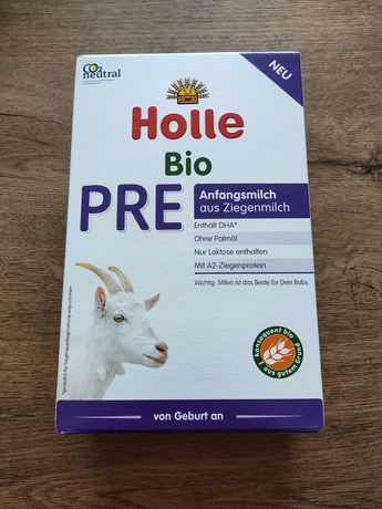 Адаптирано козе мляко за новородено бебе Holle Bio PRE