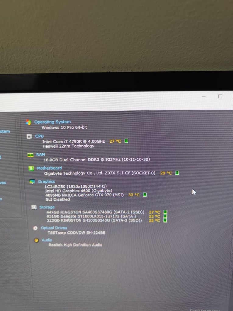 PC GAMING i7 4790k