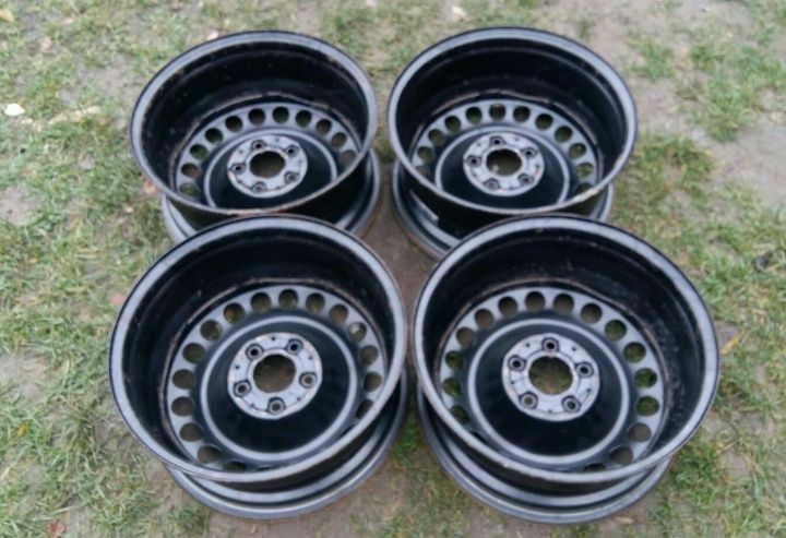 Set 4buc jante VW Mercedes R16 seria 7J 6,5Jx16H2 ET33 48 - 5x112