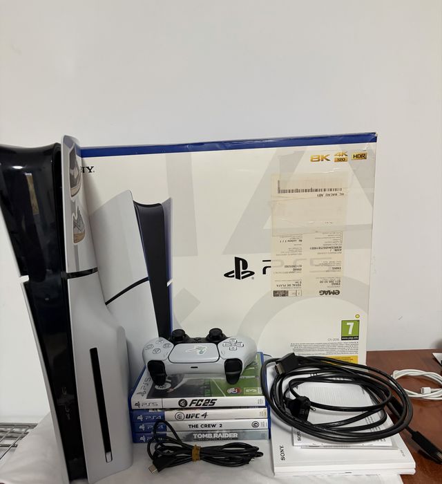 Ps 5 Slim 1Tb inca in garantie 4 luni aproape
