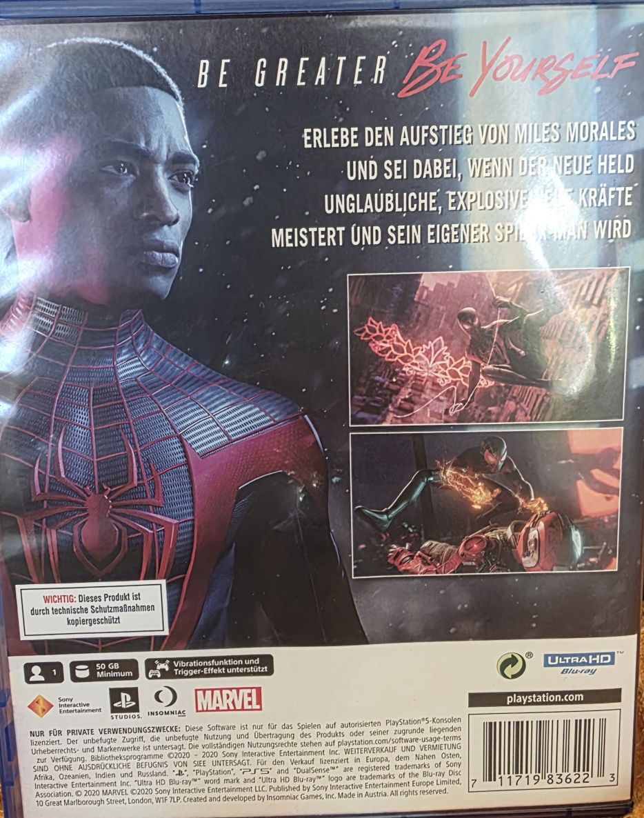 Spiderman Miles Morales игра за playstation 5