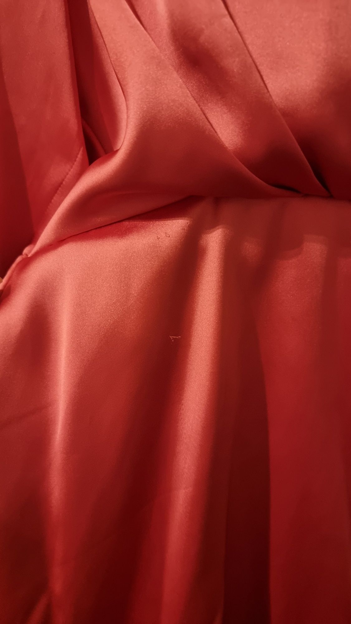 Rochie saten zara M 38 roz