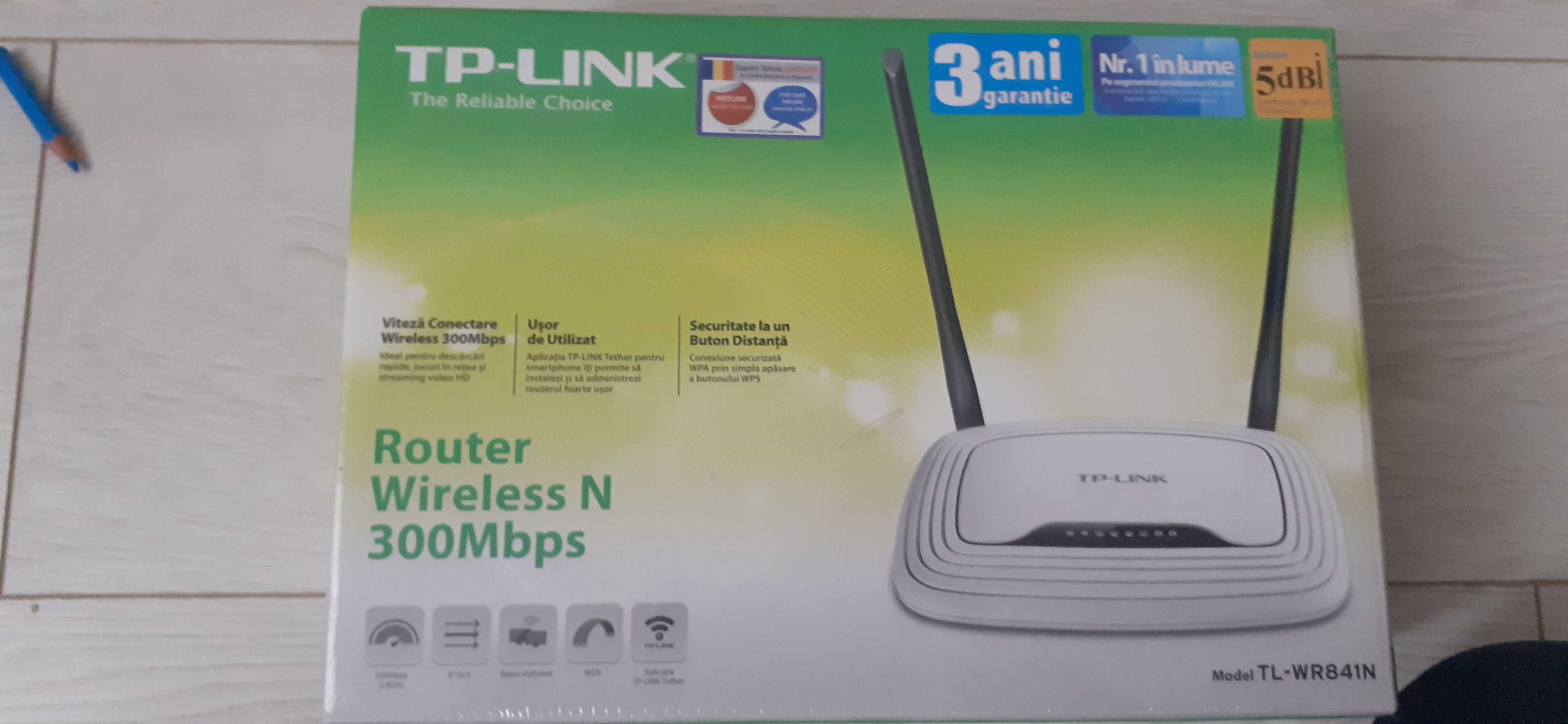 Router Wireless N 300Mbps,  Model TL-WR841N