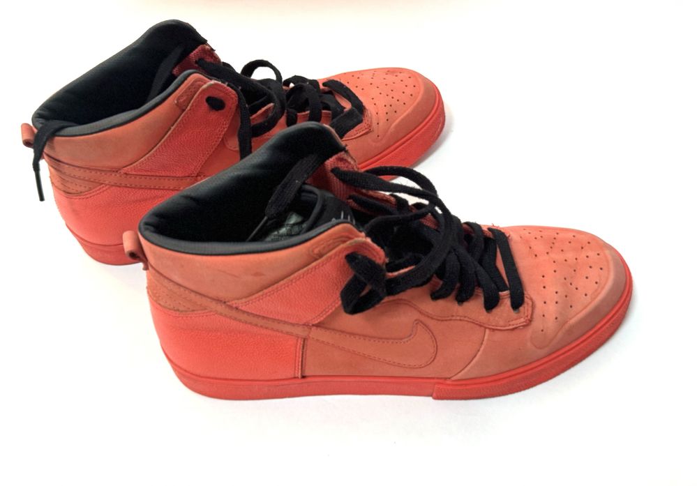 Мъжки кожени маратонки - Nike Dunk High AC VT – Max Orange