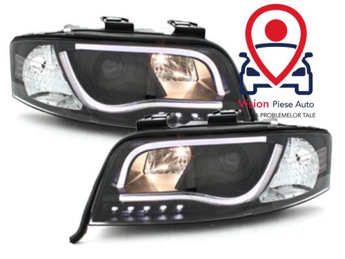 Faruri LED DRL Negru pentru Audi A6 4B (1997-2001)