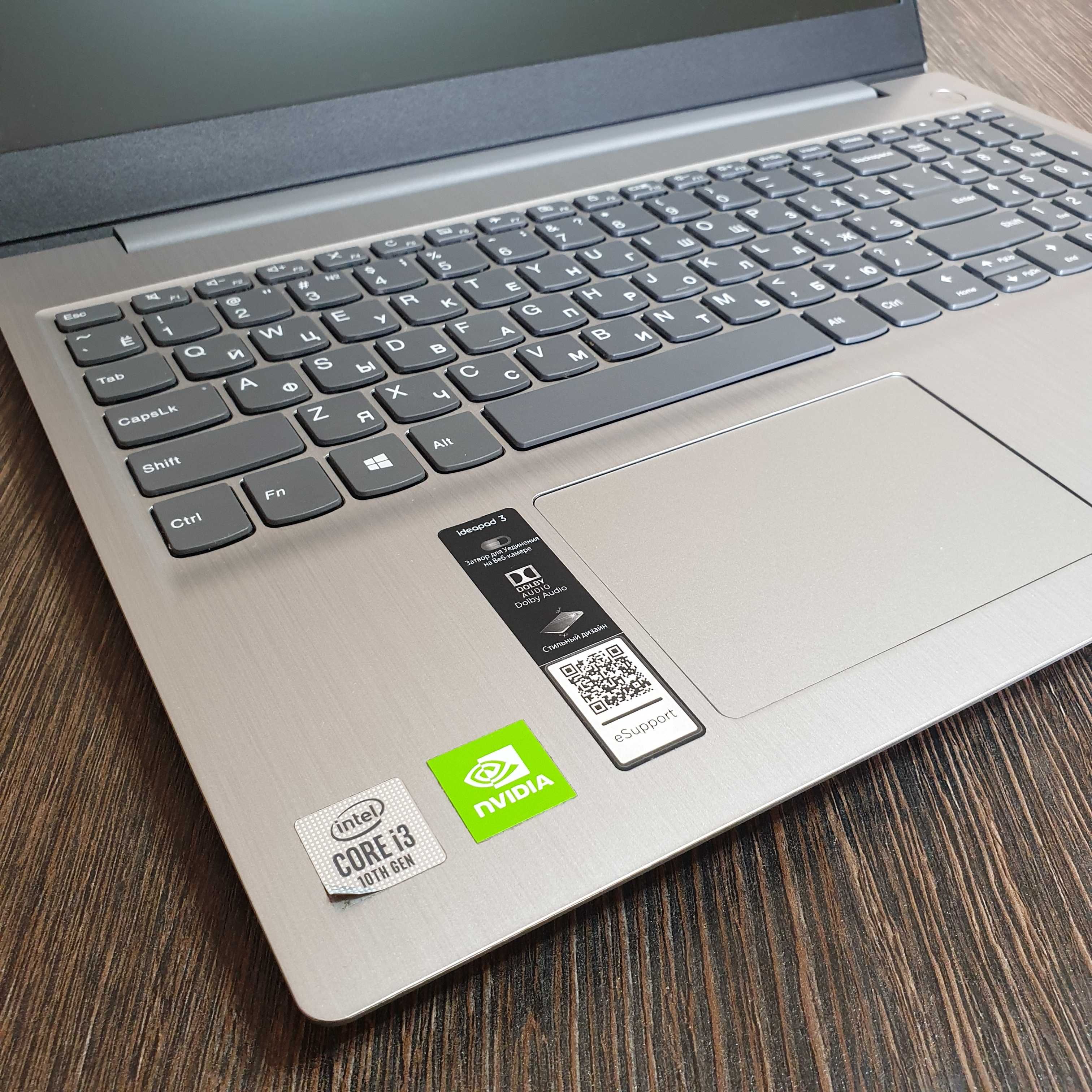 мощный i3 ноутбук Lenovo IdeaPad 3, для графических и офисных
