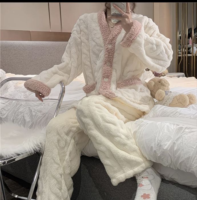 Теплая зимняя пижама