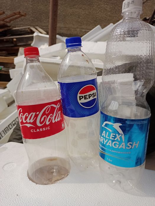 Баклашка  бутылка чистая литровая полтора литровая пятилитровая  20 т