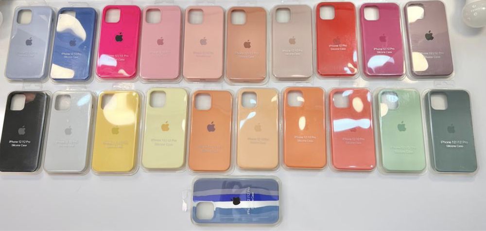 Husa Silicon cu sigla Apple iPhone Gama 15 14 13 12