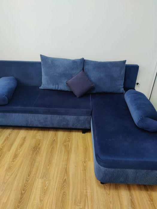 Vând coltar extensibil albastru