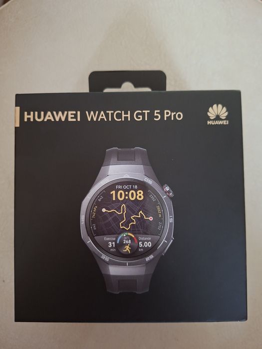 Чисто нов смарт часовник НUAWEI WATCH GT 5 Pro