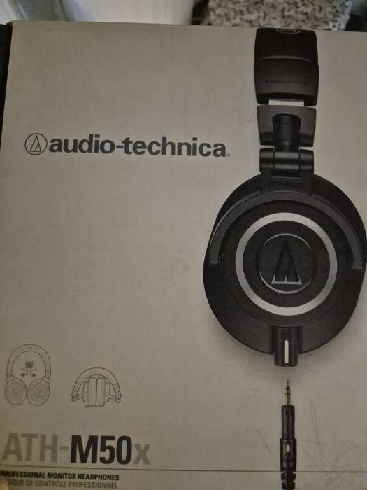 Casti Audio-Technica On-Ear, ATH-M50x Black