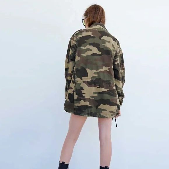 Jacheta geaca Camo Utility Zara dama army camuflaj armata fete femei