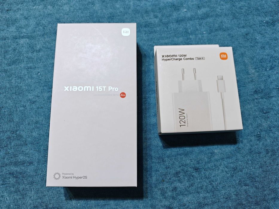 Xiaomi 15T Pro - 12GB / 512 GB в комплект със зарядно 120W - 1150лв