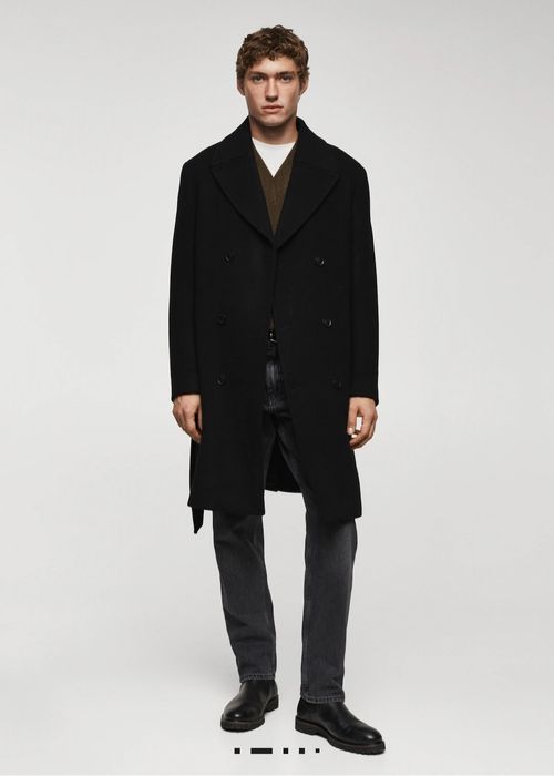 Пальто мужское очень теплое 52-54 в хорошем состоянии