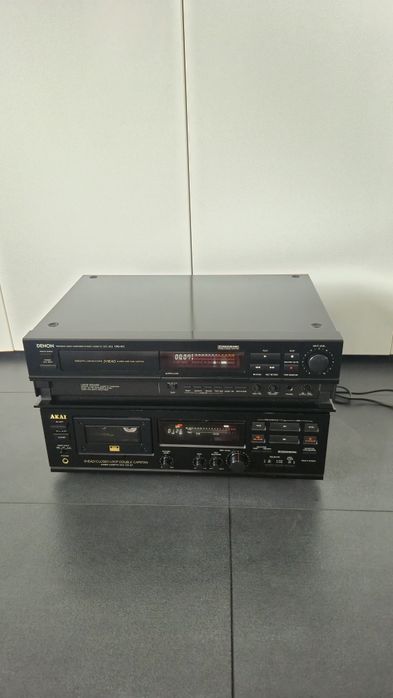 Casetofon deck Denon DRS-810 si Akai DX-57  3capete