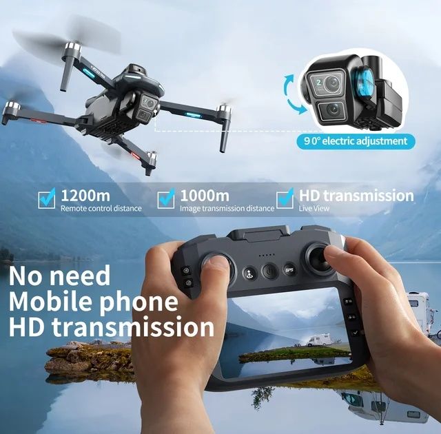 Super ocazie!Dronă XT606 cu 3 baterii