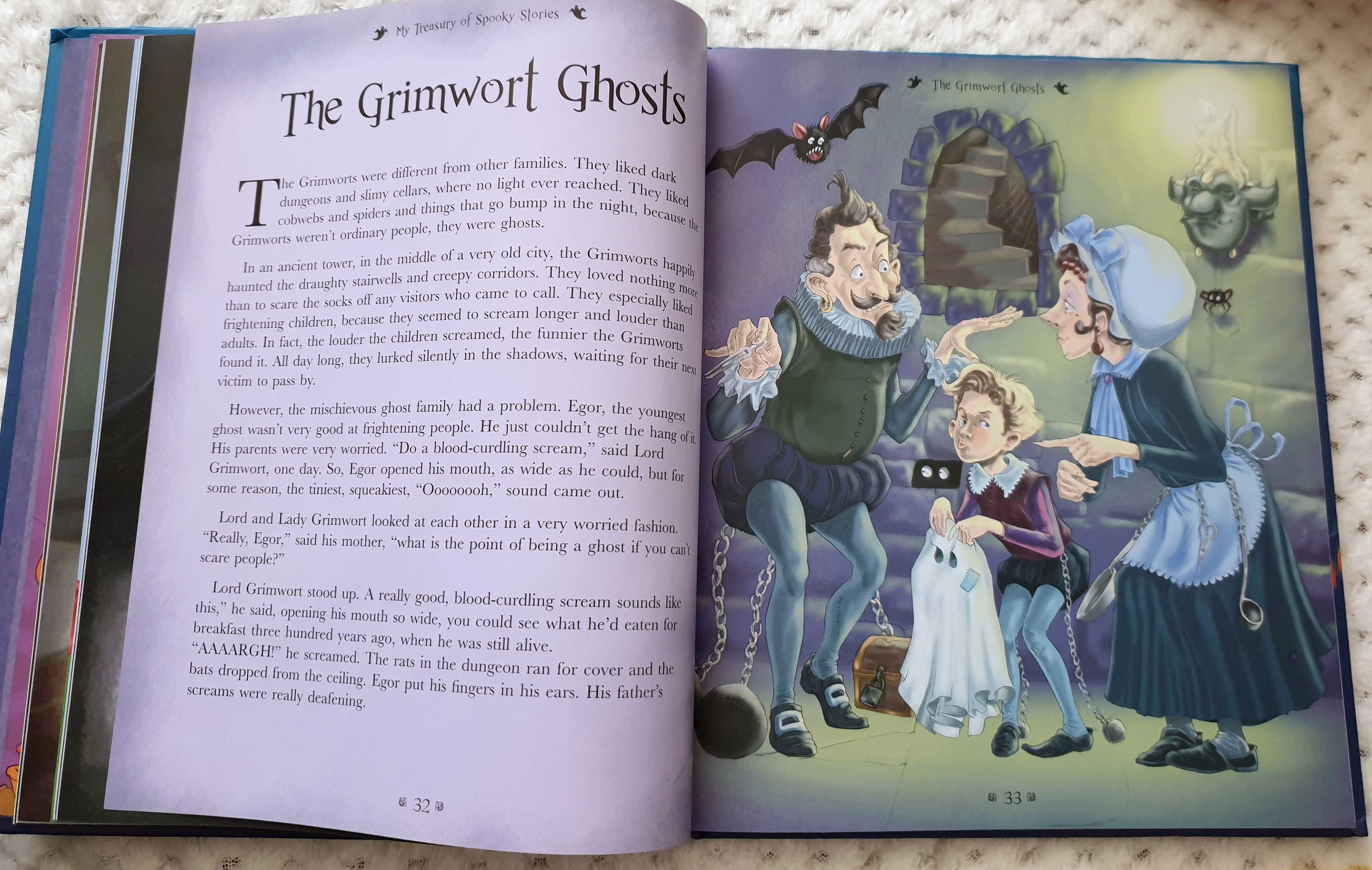 Povestiri horror ilustrate, in lb. engleza -  Spooky Stories