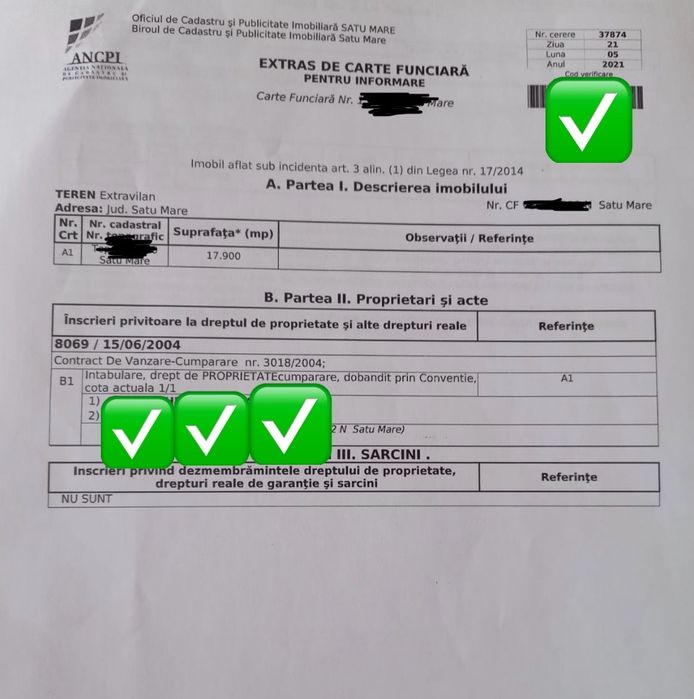 Vand Teren la intrare in Oras zona Lucian Blaga / Parc industrial