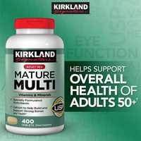 Мультивитамины 50+ Kirkland 400 таб Mature Daily Multy из Америки