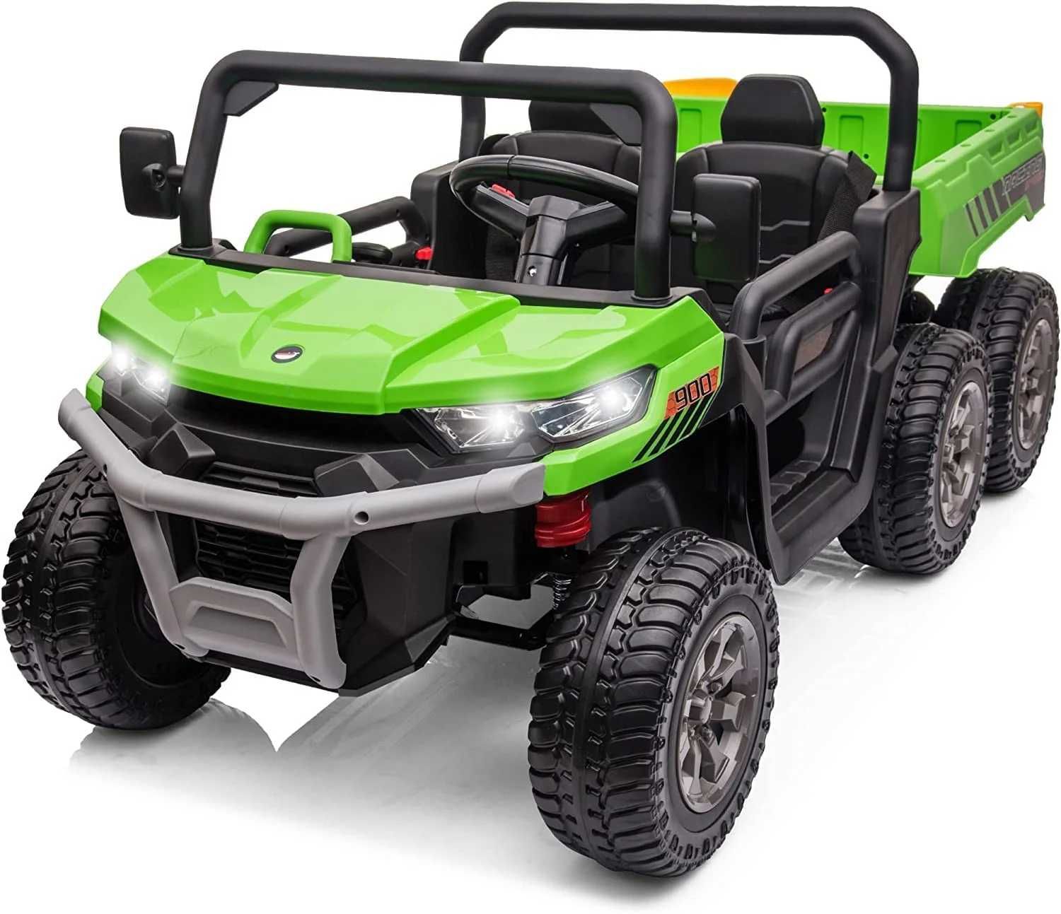 Детски Акумулаторен Трактор Farm Tractor, 6x6, 180W, 12V, EVA гуми