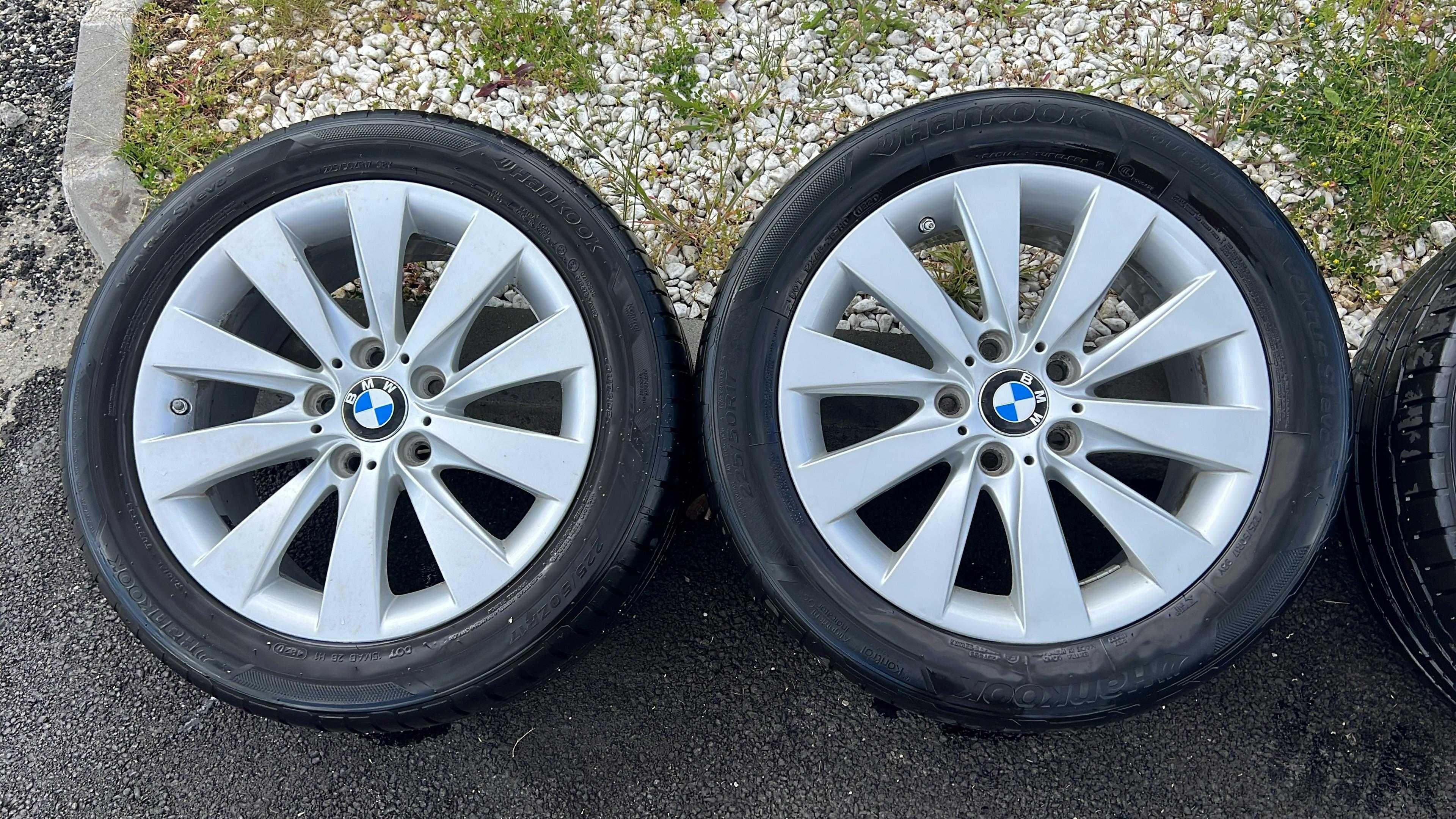 Jante+Anvelope Roti Bmw 225/50R17 413 Style Seria 1/2/3/4/5 5x120 OE