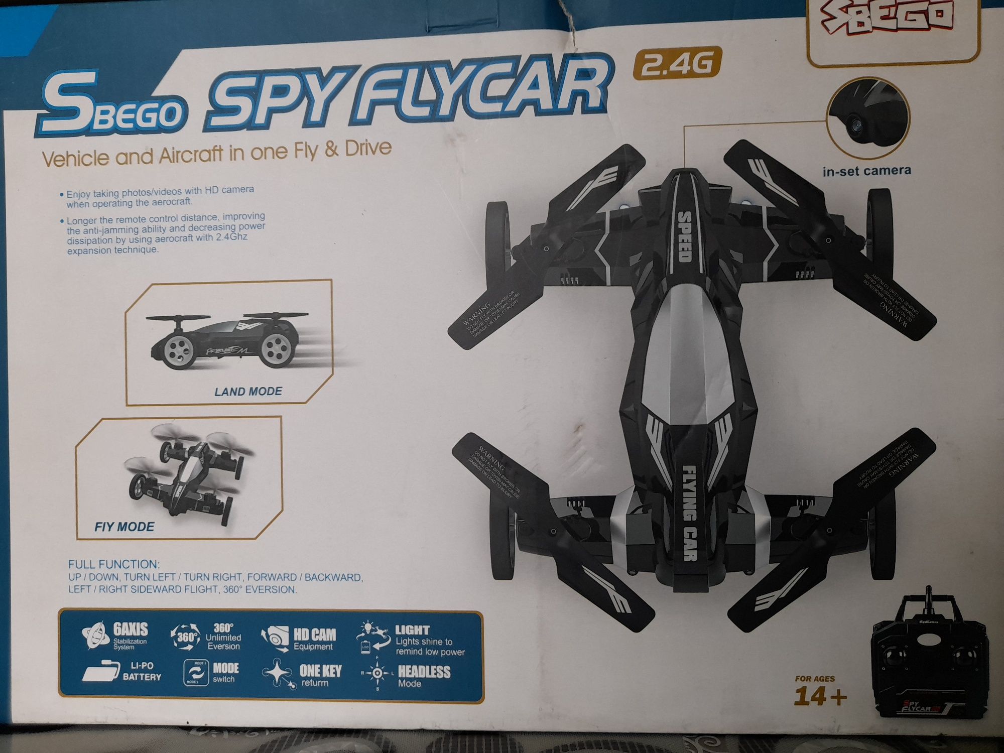 Продам дрон SPY FLYCAR