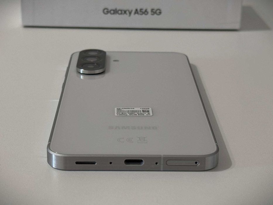 Бартер!НОВ 36м.Гаранция! Samsung Galaxy A56 Lightgray (Бял)