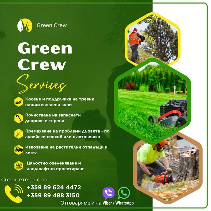 Поддръжка, почистване и цялостно озеленяване на дворове