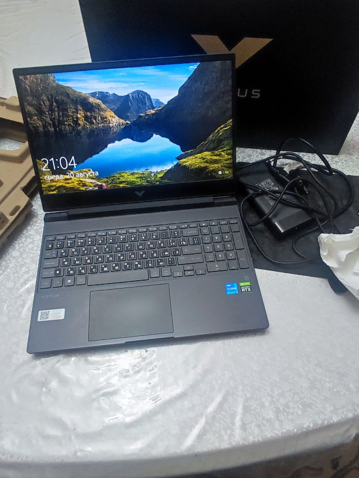 HP Victus Gaming i5 12 avlod rtx 3050 noutbuk notebook ноутбук
