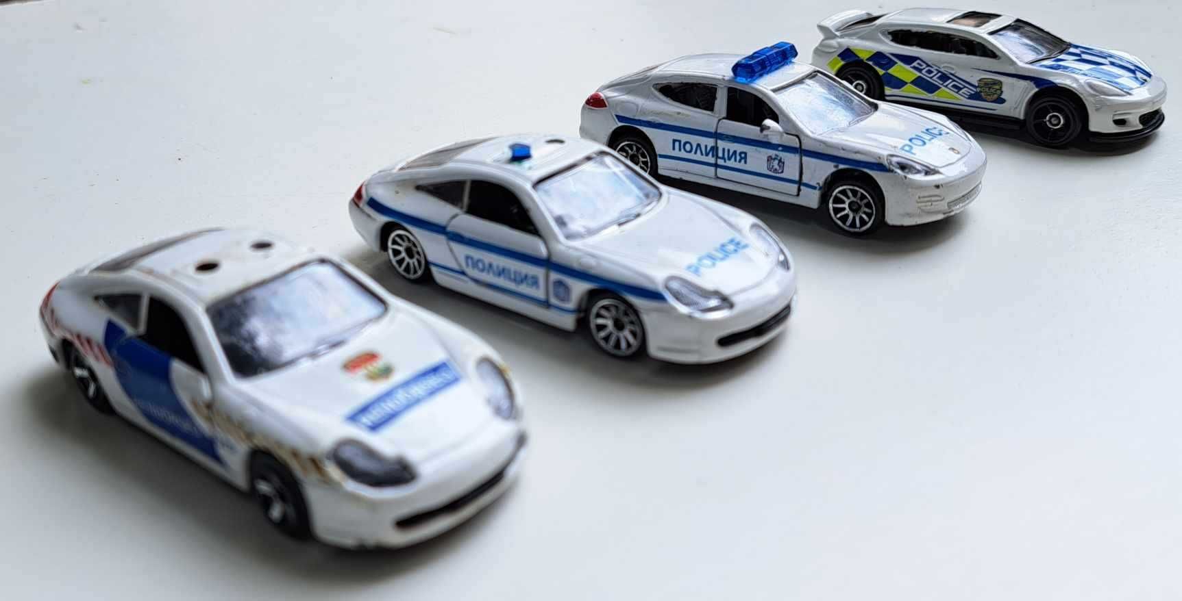 Полицейски коли Порше / Porsche Police 1:64