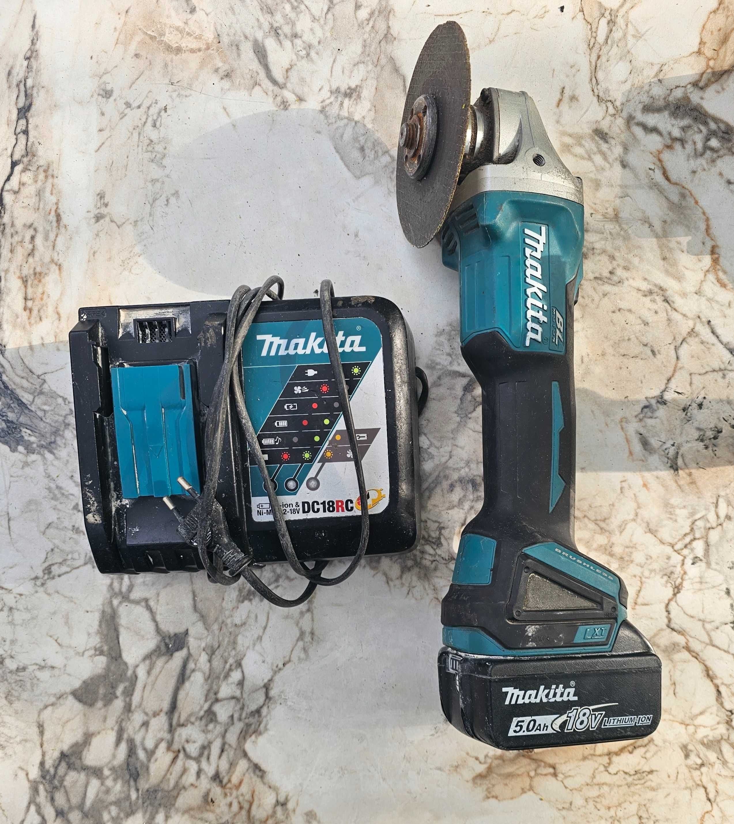 Makita DGA 506 акумулаторен ъглошлайф