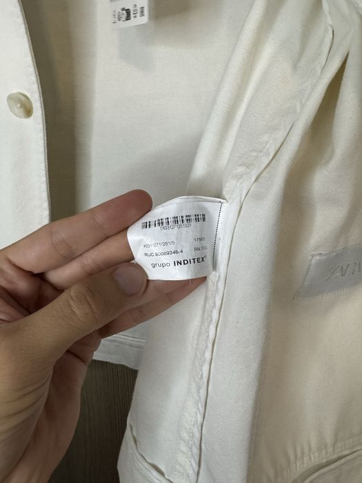 Geaca Zara, Barbati, S, Denim, colectie 2025