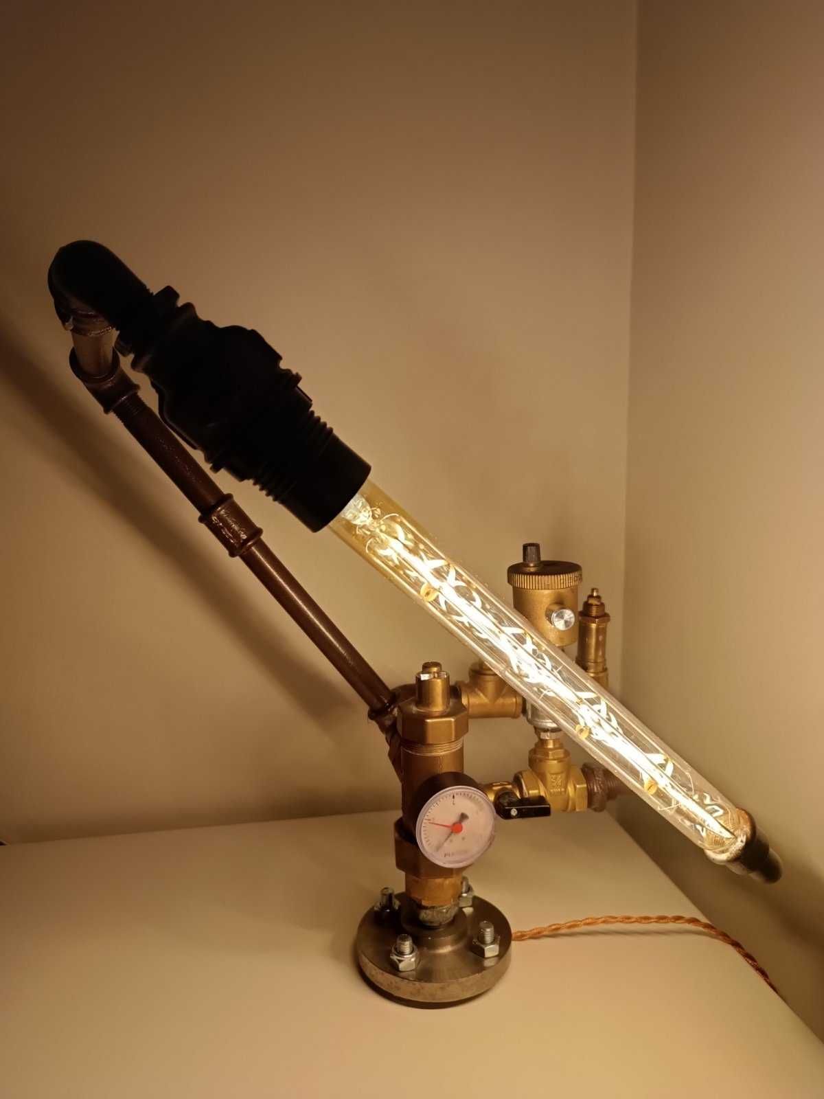 Винтидж ретро стиймпънк декоративна лампа vintage steampunk light